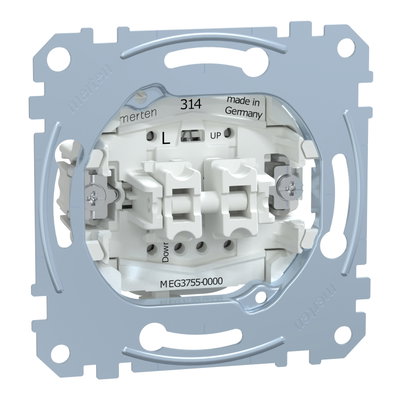 Rollladentaster-Einsatz, 1-polig, 10 A, AC 250 V, Steckklemmen