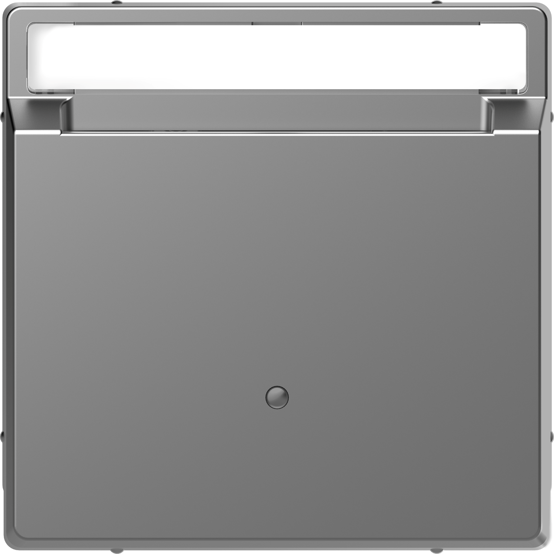 Card-Schalter mit Schriftfeld, Edelstahl, System Design