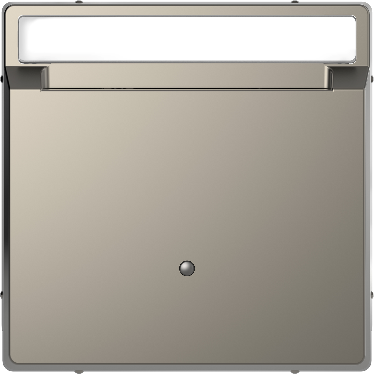 Card-Schalter mit Schriftfeld, Nickelmetallic, System Design