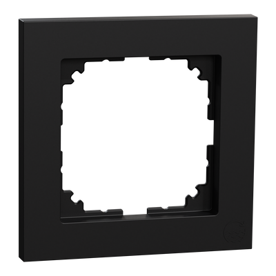 M-Pure-Rahmen, 1fach, schwarz matt, M-Pure