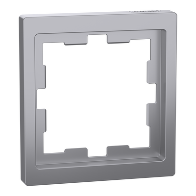 D-Life Rahmen, 1fach, Edelstahl