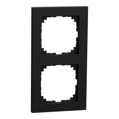 M-Pure-Rahmen, 2fach, schwarz matt, M-Pure