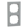 M-Pure-Rahmen, 2fach, aluminium, M-Pure