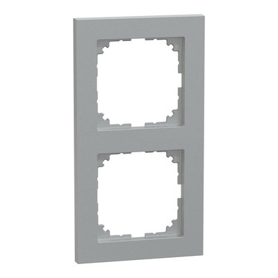 M-Pure-Rahmen, 2fach, aluminium, M-Pure