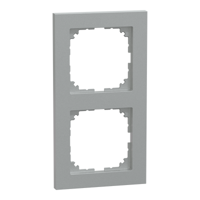 M-Pure-Rahmen, 2fach, aluminium, M-Pure