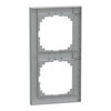 M-Pure-Rahmen, 2fach, aluminium, M-Pure