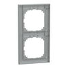 M-Pure-Rahmen, 2fach, aluminium, M-Pure