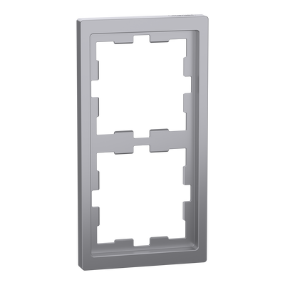 D-Life Rahmen, 2fach, Edelstahl