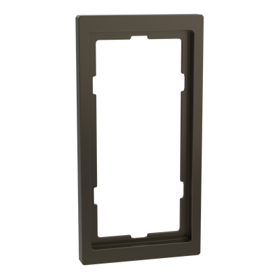 D-Life Rahmen, 2fach für Rasiersteckdose, Moccametallic