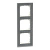 M-Pure Decor-Rahmen, 3fach, Schiefer/aluminium, M-Pure Decor