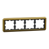 D-Antik Metallrahmen, 4-fach, 24k gold
