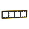 D-Antik Metallrahmen, 4-fach, 24k gold