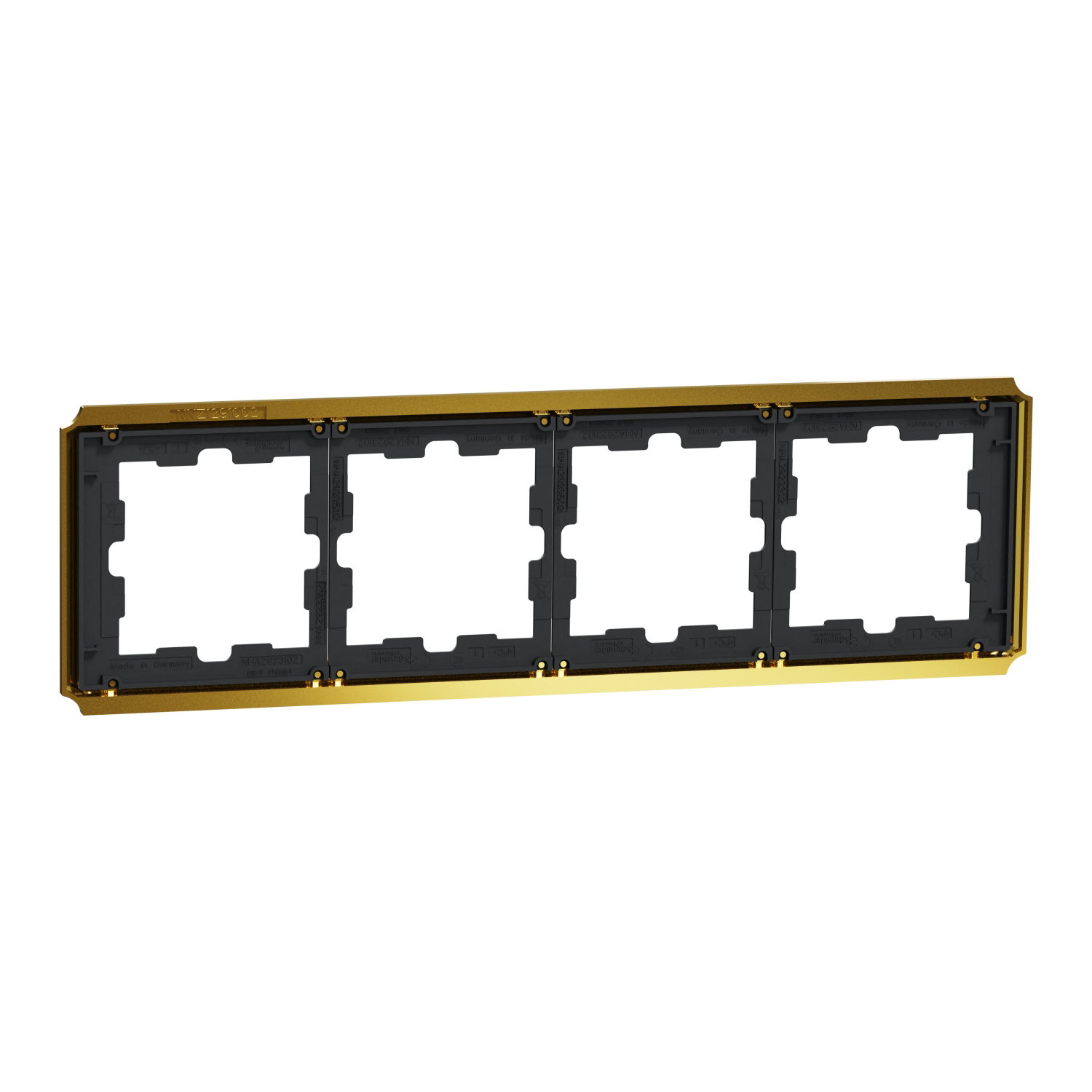 D-Antik Metallrahmen, 4-fach, 24k gold – Bild 2 von 6