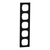 M-Pure-Rahmen, 5fach, schwarz matt, M-Pure
