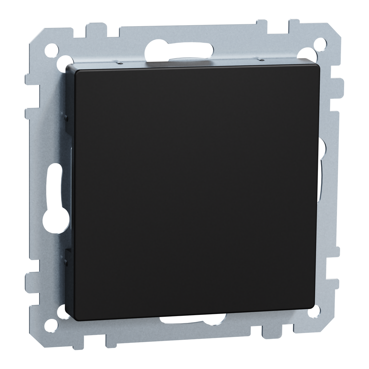 Blindabdeckung, schwarz matt, System M