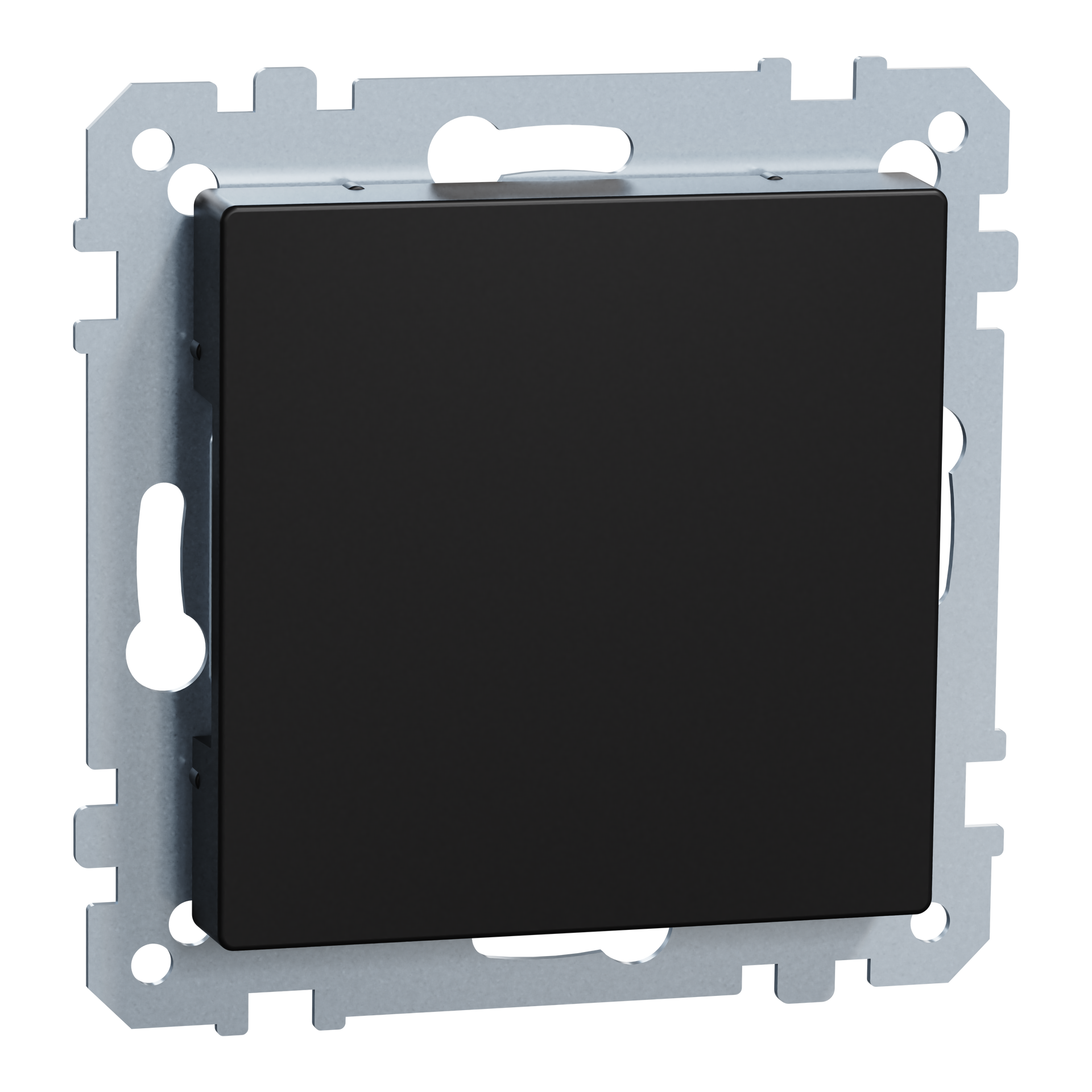 Blindabdeckung, schwarz matt, System M
