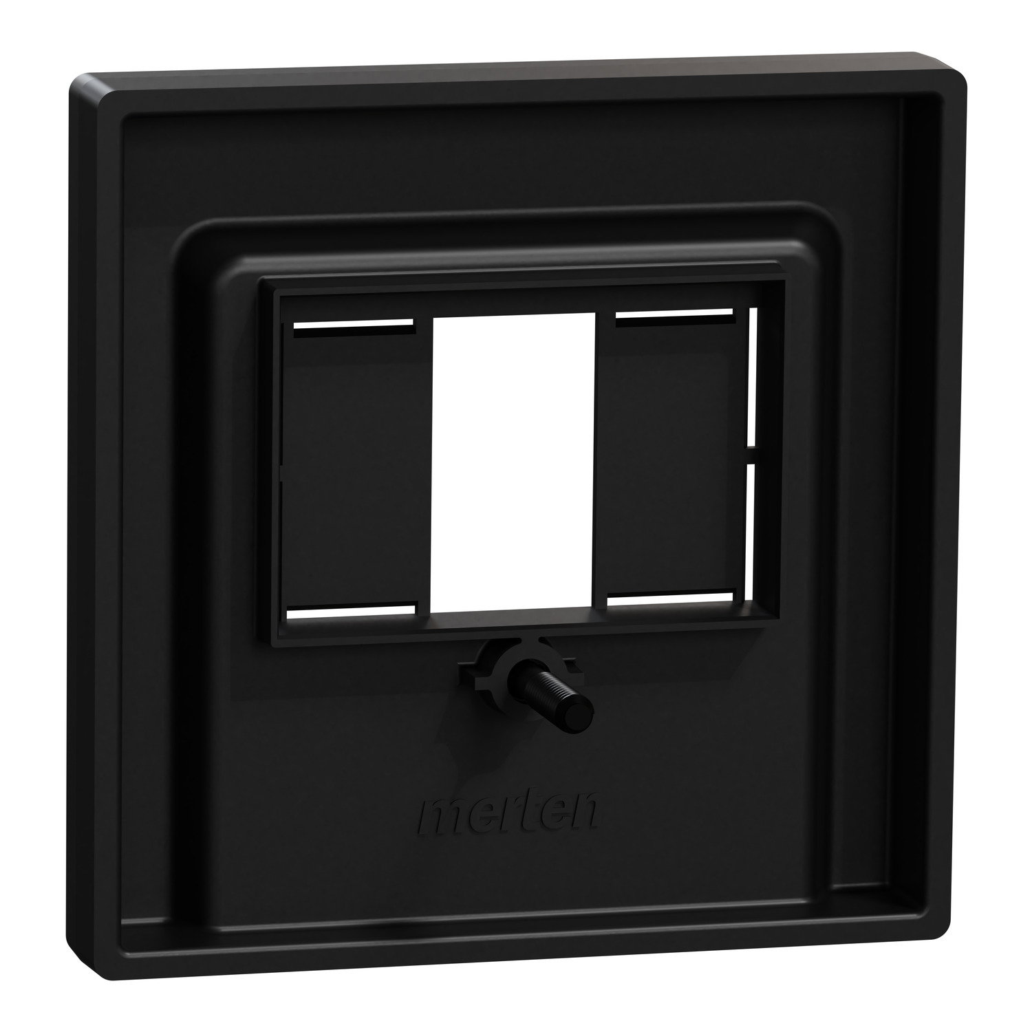 Zentralplatte für TAE/Audio/USB, schwarz matt, System M – Bild 2 von 7