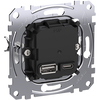 USB Ladestation-Einsatz Typ A+C mit Power-Delivery-Technologie und 45W Ladeleistung