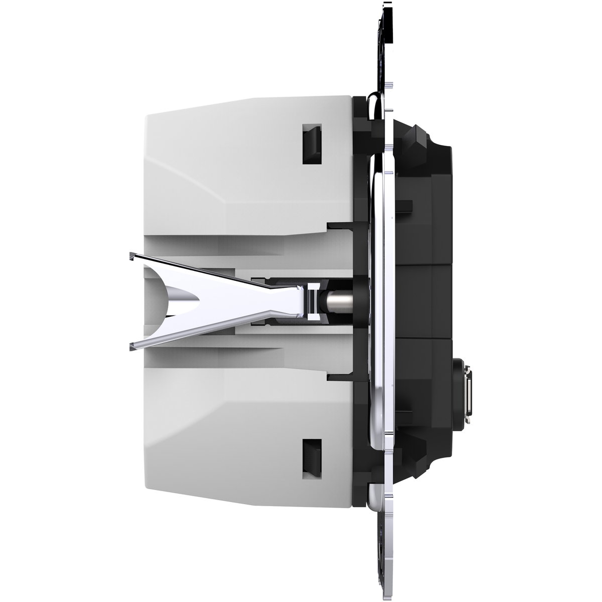 USB Ladestation-Einsatz Typ A+C mit Power-Delivery-Technologie und 45W Ladeleistung – Bild 5 von 12