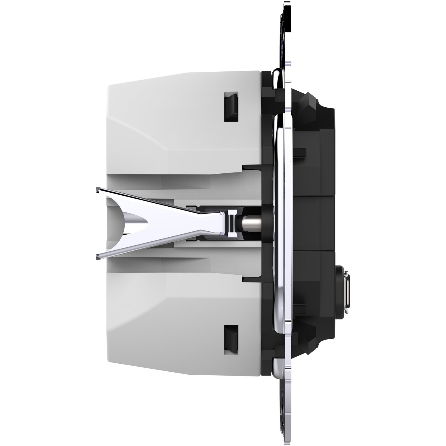 USB Ladestation-Einsatz Typ A+C mit Power-Delivery-Technologie und 45W Ladeleistung – Bild 5 von 12