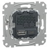 USB Ladestation-Einsatz Typ A+C mit Power-Delivery-Technologie und 21W Ladeleistung