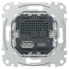 USB Ladestation-Einsatz Typ A+C mit Power-Delivery-Technologie und 21W Ladeleistung