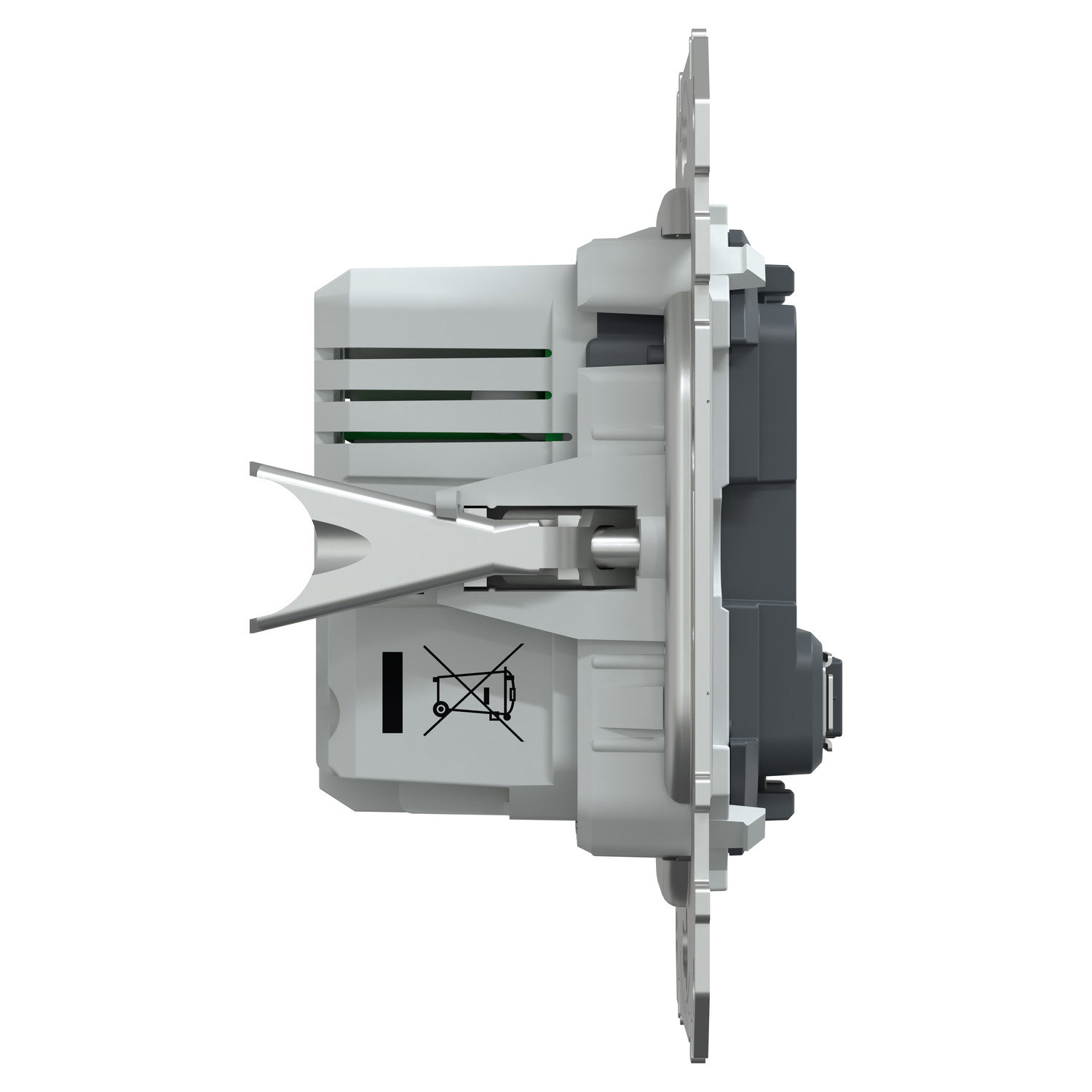 USB Ladestation-Einsatz Typ A+C mit Power-Delivery-Technologie und 21W Ladeleistung – Bild 5 von 8