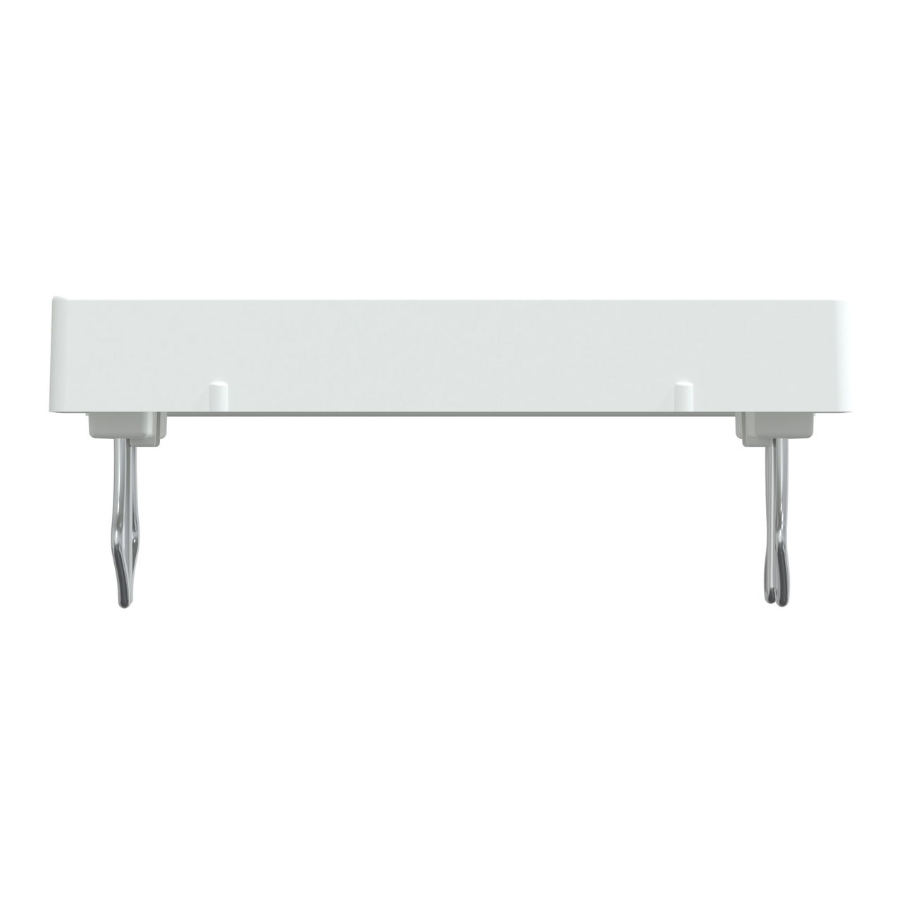 Zentralplatte für USB Ladestation-Einsatz, polarweiß glänzend, System M – Bild 3 von 10