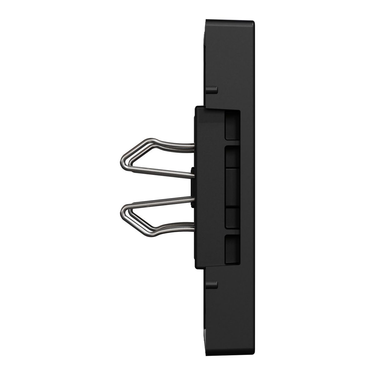 Zentralplatte für USB Ladestation-Einsatz, schwarz matt, System M – Bild 5 von 9