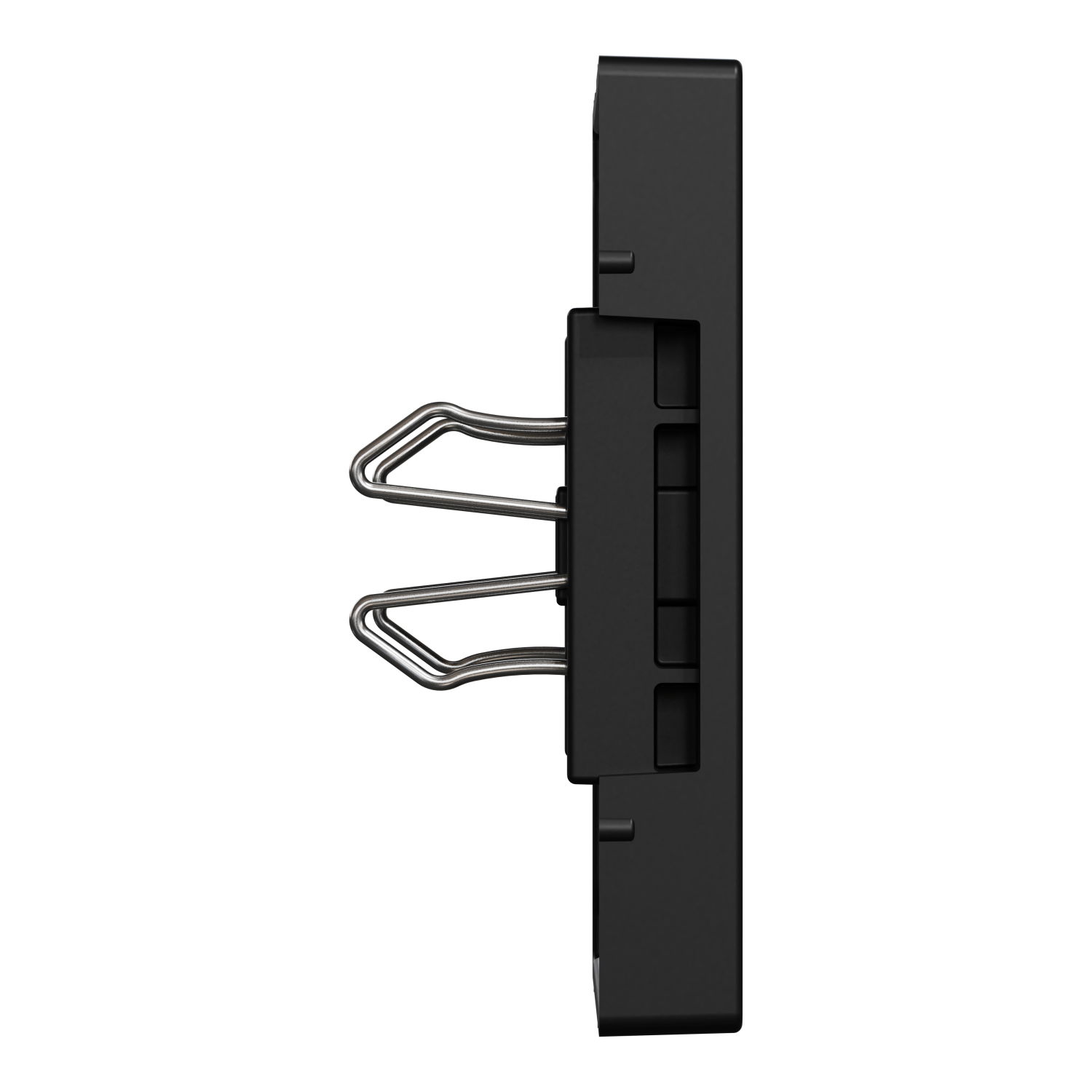 Zentralplatte für USB Ladestation-Einsatz, schwarz matt, System M – Bild 5 von 9