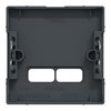 Zentralplatte für USB Ladestation-Einsatz, anthrazit, System M