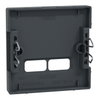 Zentralplatte für USB Ladestation-Einsatz, anthrazit, System M