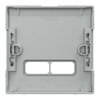 Zentralplatte für USB Ladestation-Einsatz, aluminium, System M