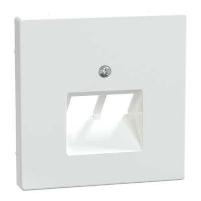 Zentralplatte für UAE-Einsatz, 2fach, Lotosweiß, System Design