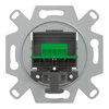 USB-Anschlussdosen-Einsatz 1-fach, mausgrau