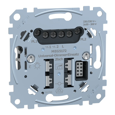 Universal-Dimmer-Einsatz, 2fach