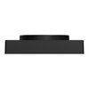 Zentralplatte mit Drehknopf, schwarz matt, System M