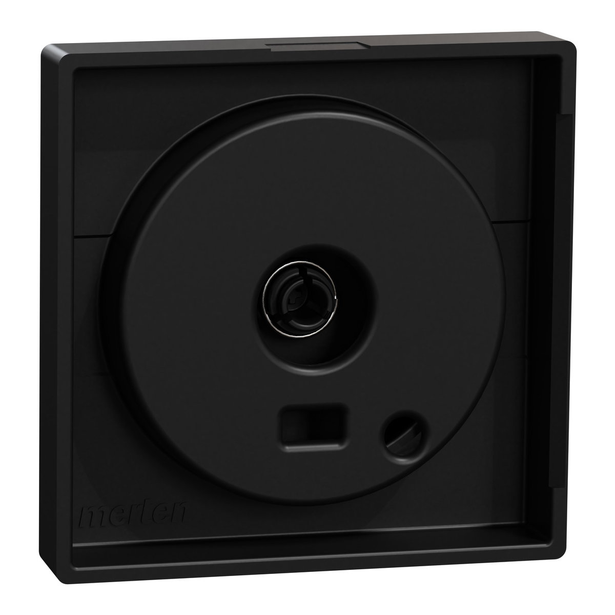 Zentralplatte mit Drehknopf, schwarz matt, System M – Bild 2 von 8