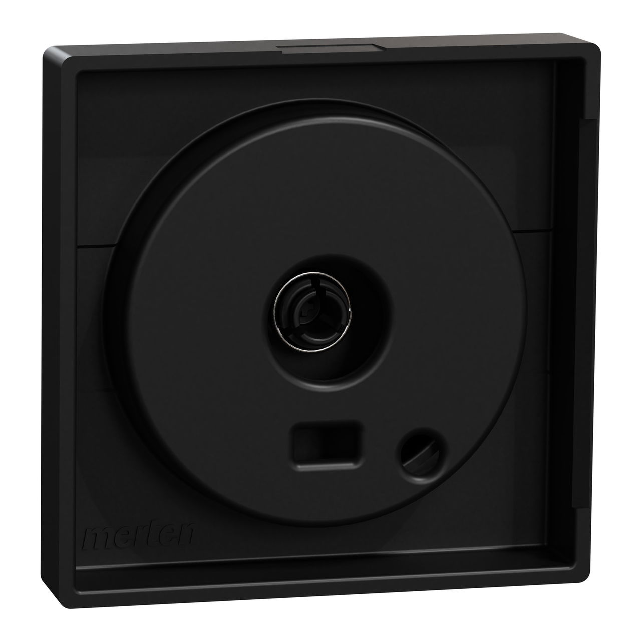 Zentralplatte mit Drehknopf, schwarz matt, System M – Bild 2 von 8