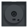 Zentralplatte mit Drehknopf, anthrazit, System M