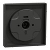 Zentralplatte mit Drehknopf, Anthrazit, System Design