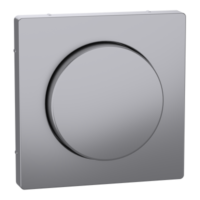 Zentralplatte mit Drehknopf, Edelstahl, System Design