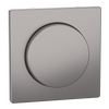 Zentralplatte mit Drehknopf, Nickelmetallic, System Design