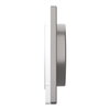 Zentralplatte mit Drehknopf, Nickelmetallic, System Design