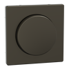 Zentralplatte mit Drehknopf, Moccametallic, System Design