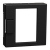 Zentralplatte für Universal Temperaturregler-Einsatz mit Touch-Display schwarz matt, System M