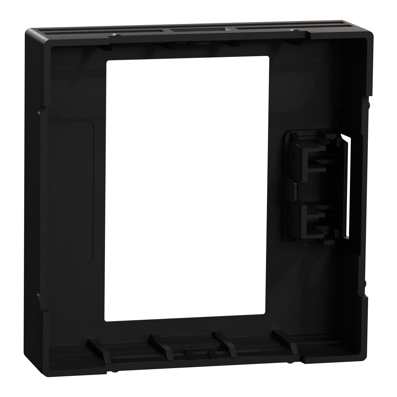 Zentralplatte für Universal Temperaturregler-Einsatz mit Touch-Display schwarz matt, System M – Bild 2 von 7