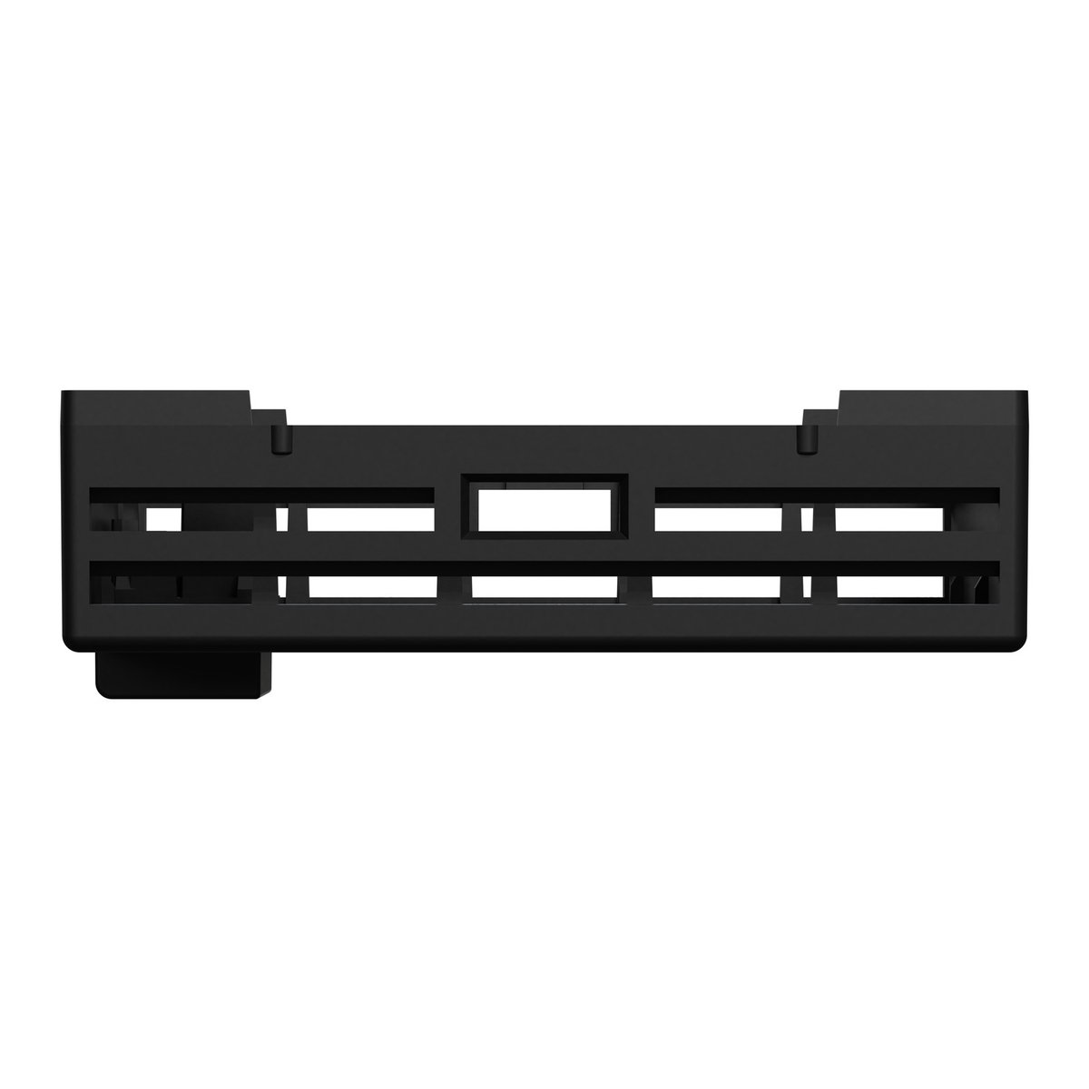 Zentralplatte für Universal Temperaturregler-Einsatz mit Touch-Display schwarz matt, System M – Bild 4 von 7