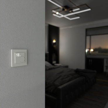 Connected Raumtemperaturregler-Modul, polarweiss glänzend, System M, ZB – Bild 7 von 8