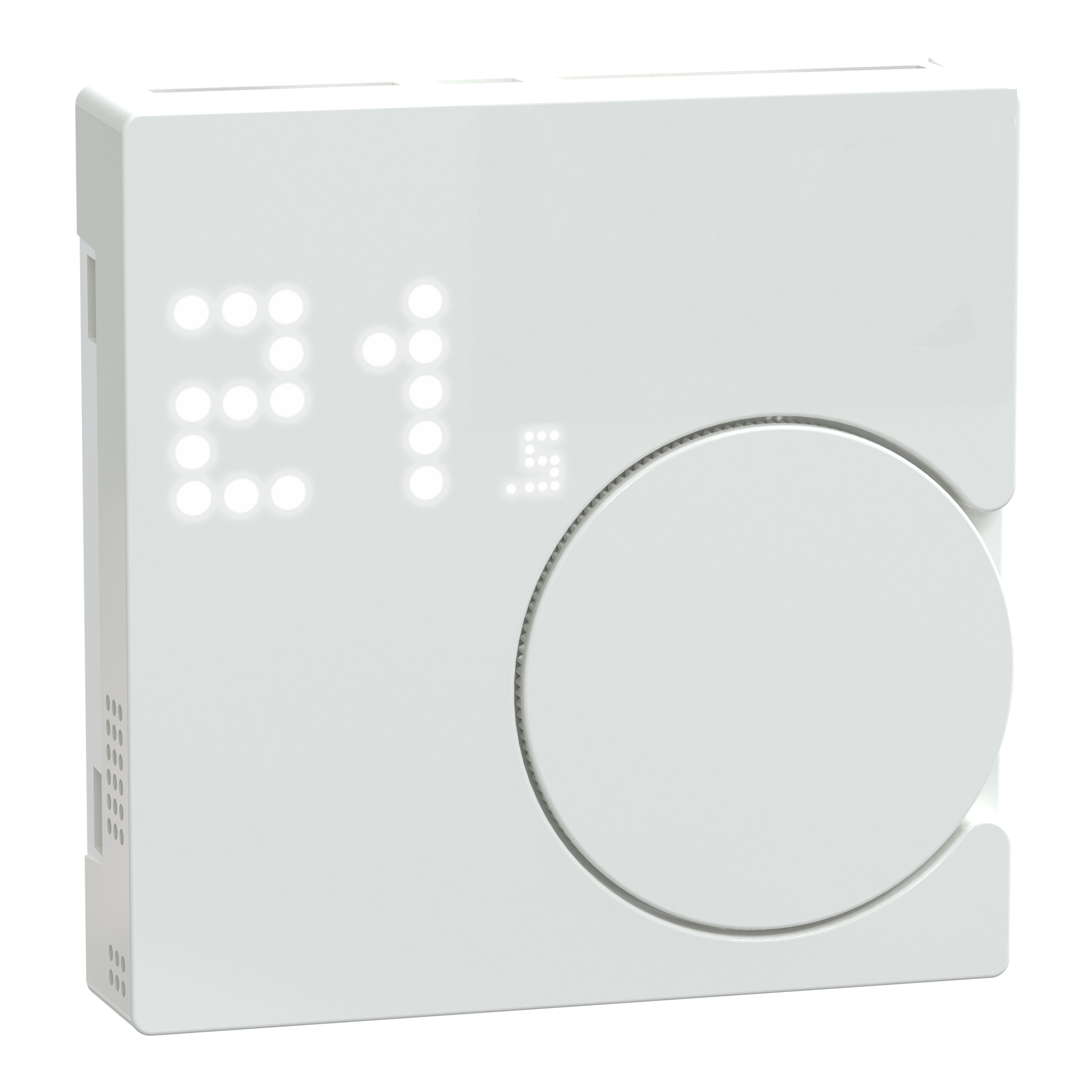 Connected Raumtemperaturregler-Modul, aktivweiß glänzend, System M, ZB